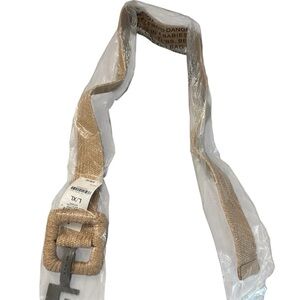 Style & Co. Women’s Natural Braided Adjustable Belt Size L/XL NWT